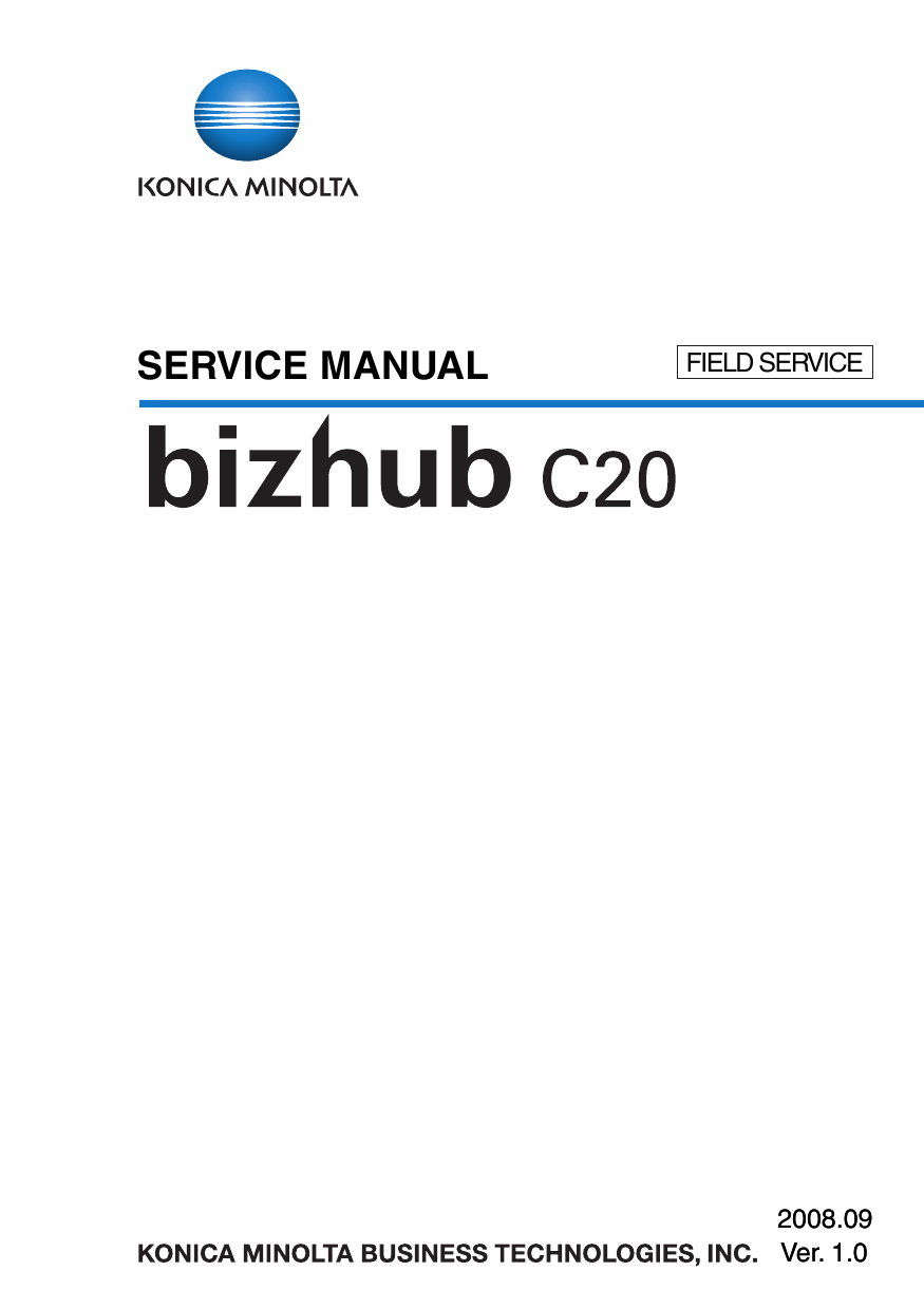 Konica-Minolta bizhub C20 FIELD-SERVICE Service Manual-1